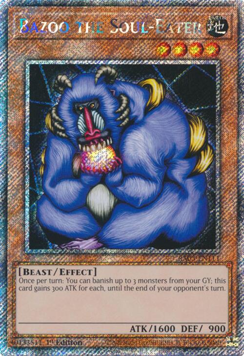 Bazoo the Soul-Eater (Platinum Secret Rare) [RA03-EN111] Platinum Secret Rare | Chromatic Games
