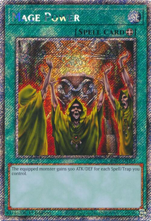 Mage Power (Platinum Secret Rare) [RA03-EN113] Platinum Secret Rare | Chromatic Games