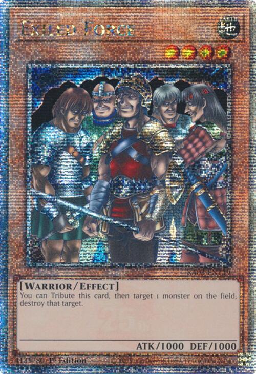 Exiled Force (Quarter Century Secret Rare) [RA03-EN119] Quarter Century Secret Rare | Chromatic Games