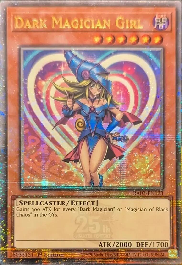 Dark Magician Girl (Quarter Century Secret Rare) [RA03-EN123] Quarter Century Secret Rare | Chromatic Games