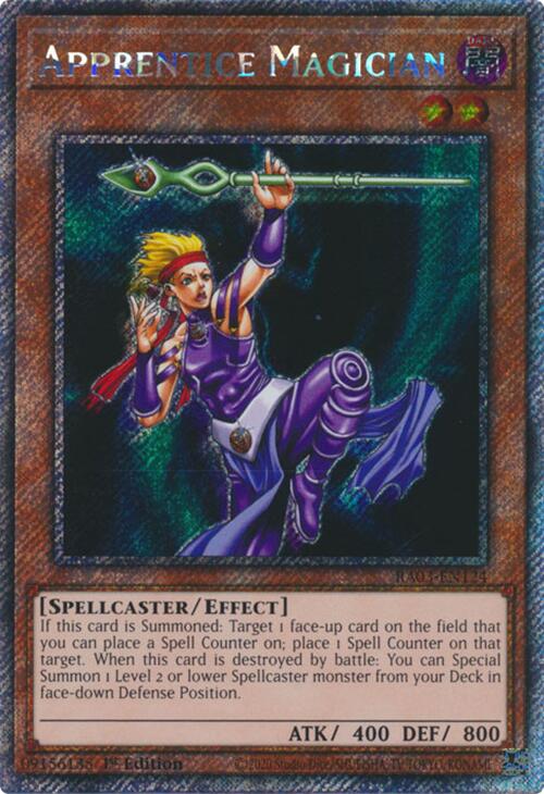 Apprentice Magician (Platinum Secret Rare) [RA03-EN124] Platinum Secret Rare | Chromatic Games