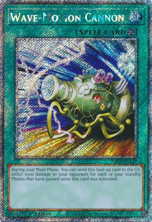 Wave-Motion Cannon (Platinum Secret Rare) [RA03-EN127] Platinum Secret Rare | Chromatic Games