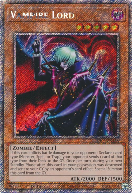 Vampire Lord (Platinum Secret Rare) [RA03-EN128] Platinum Secret Rare | Chromatic Games