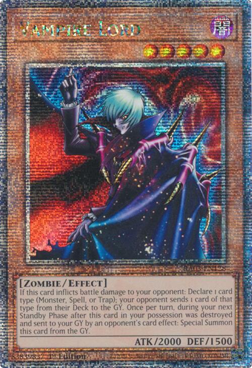 Vampire Lord (Quarter Century Secret Rare) [RA03-EN128] Quarter Century Secret Rare | Chromatic Games