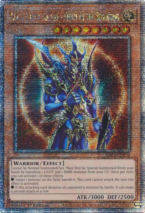 Black Luster Soldier - Envoy of the Beginning (Quarter Century Secret Rare) [RA03-EN132] Quarter Century Secret Rare | Chromatic Games