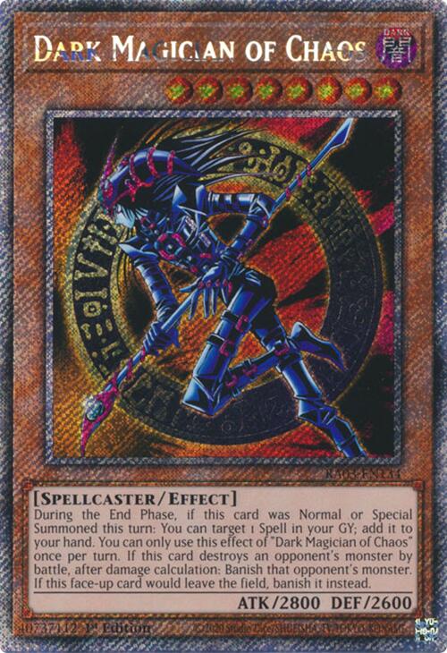 Dark Magician of Chaos (Platinum Secret Rare) [RA03-EN134] Platinum Secret Rare | Chromatic Games