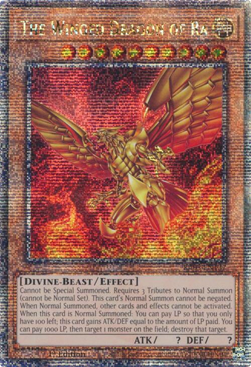 The Winged Dragon of Ra (Quarter Century Secret Rare) [RA03-EN137] Quarter Century Secret Rare | Chromatic Games