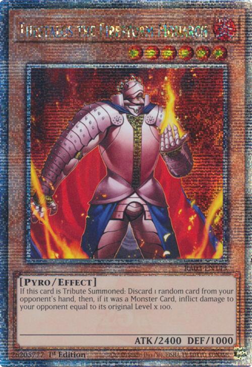 Thestalos the Firestorm Monarch (Quarter Century Secret Rare) [RA03-EN143] Quarter Century Secret Rare | Chromatic Games