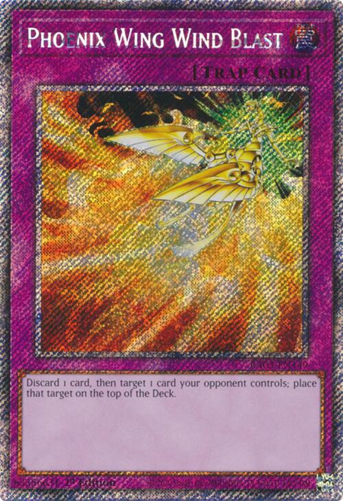 Phoenix Wing Wind Blast (Platinum Secret Rare) [RA03-EN149] Platinum Secret Rare | Chromatic Games