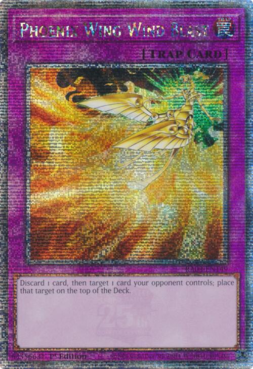 Phoenix Wing Wind Blast (Quarter Century Secret Rare) [RA03-EN149] Quarter Century Secret Rare | Chromatic Games
