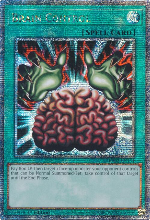 Brain Control (Quarter Century Secret Rare) [RA03-EN154] Quarter Century Secret Rare | Chromatic Games
