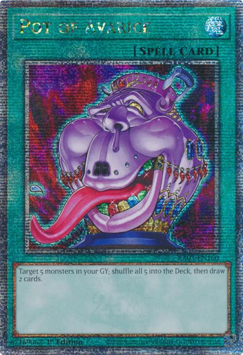 Pot of Avarice (Quarter Century Secret Rare) [RA03-EN160] Quarter Century Secret Rare | Chromatic Games