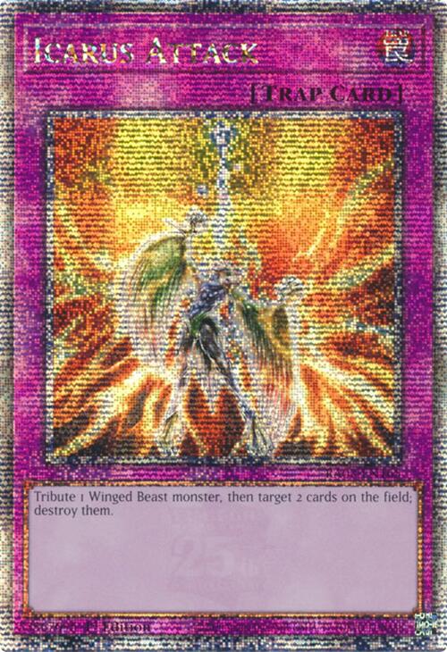 Icarus Attack (Quarter Century Secret Rare) [RA03-EN165] Quarter Century Secret Rare | Chromatic Games