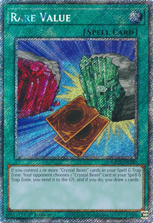 Rare Value (Platinum Secret Rare) [RA03-EN182] Platinum Secret Rare | Chromatic Games