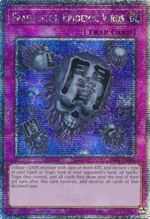 Eradicator Epidemic Virus (Quarter Century Secret Rare) [RA03-EN183] Quarter Century Secret Rare | Chromatic Games