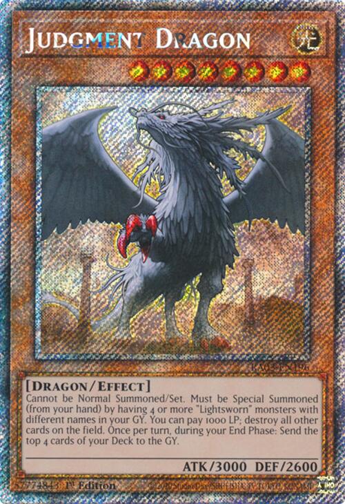 Judgment Dragon (Platinum Secret Rare) [RA03-EN196] Platinum Secret Rare | Chromatic Games