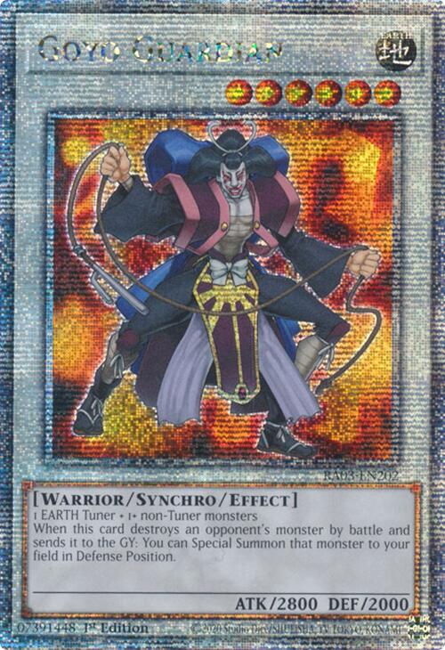 Goyo Guardian (Quarter Century Secret Rare) [RA03-EN202] Quarter Century Secret Rare | Chromatic Games