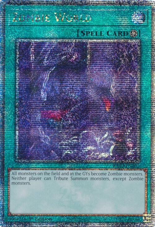 Zombie World (Quarter Century Secret Rare) [RA03-EN205] Quarter Century Secret Rare | Chromatic Games