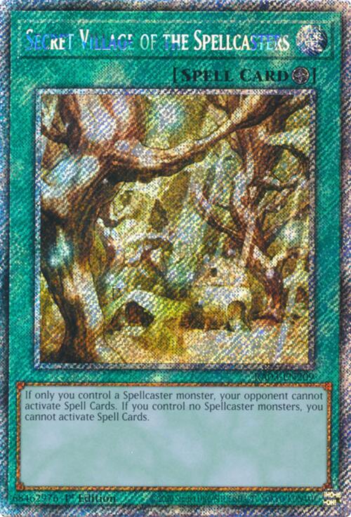 Secret Village of the Spellcasters (Platinum Secret Rare) [RA03-EN209] Platinum Secret Rare | Chromatic Games