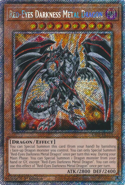 Red-Eyes Darkness Metal Dragon (Platinum Secret Rare) [RA03-EN212] Platinum Secret Rare | Chromatic Games