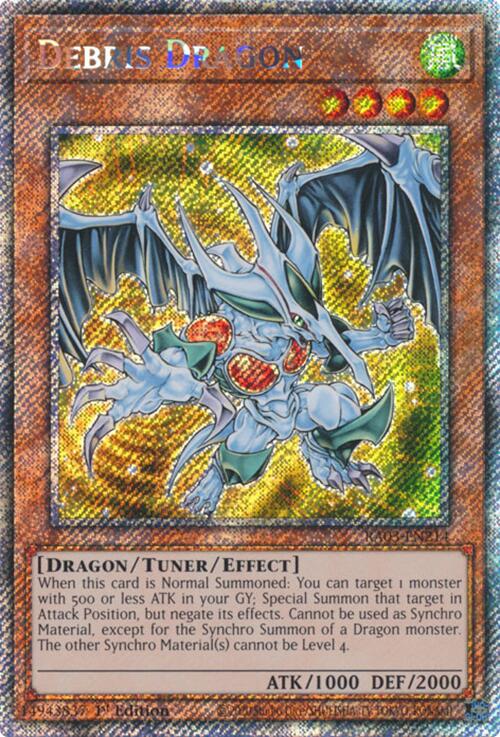 Debris Dragon (Platinum Secret Rare) [RA03-EN214] Platinum Secret Rare | Chromatic Games