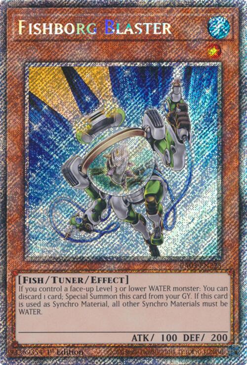 Fishborg Blaster (Platinum Secret Rare) [RA03-EN225] Platinum Secret Rare | Chromatic Games