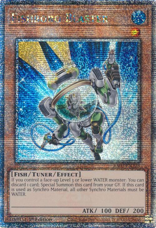 Fishborg Blaster (Quarter Century Secret Rare) [RA03-EN225] Quarter Century Secret Rare | Chromatic Games