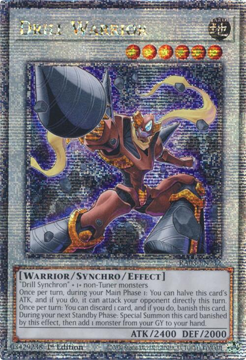 Drill Warrior (Quarter Century Secret Rare) [RA03-EN232] Quarter Century Secret Rare | Chromatic Games