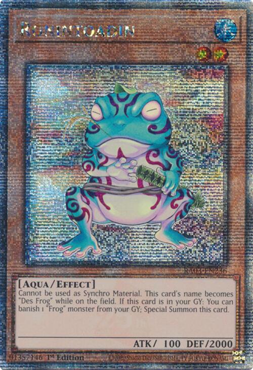 Ronintoadin (Quarter Century Secret Rare) [RA03-EN236] Quarter Century Secret Rare | Chromatic Games
