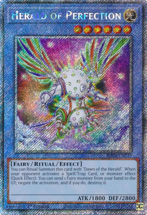 Herald of Perfection (Platinum Secret Rare) [RA03-EN237] Platinum Secret Rare | Chromatic Games