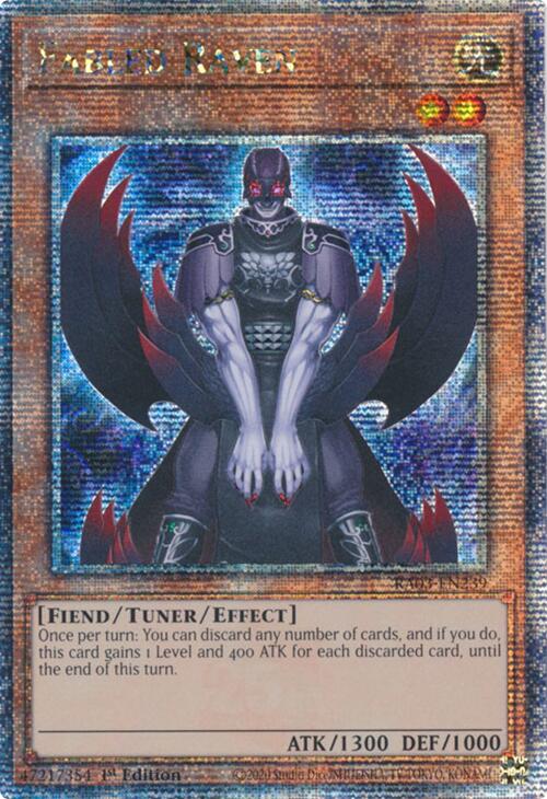 Fabled Raven (Quarter Century Secret Rare) [RA03-EN239] Quarter Century Secret Rare | Chromatic Games