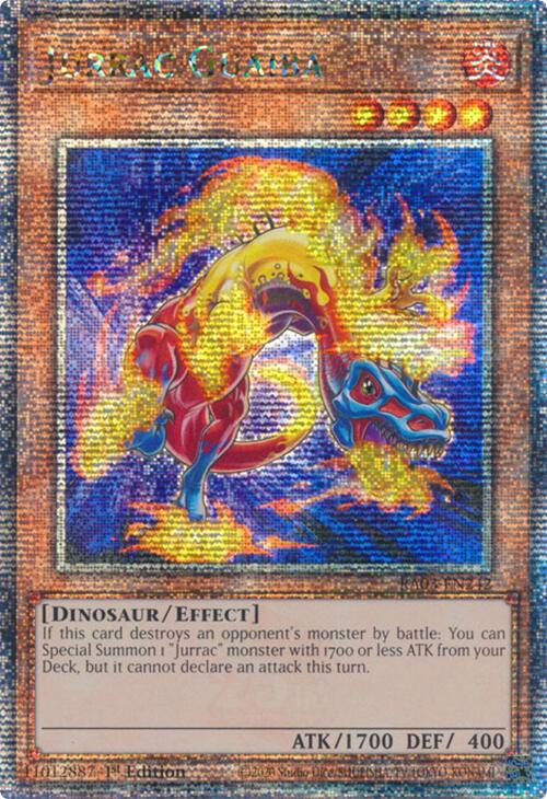 Jurrac Guaiba (Quarter Century Secret Rare) [RA03-EN242] Quarter Century Secret Rare | Chromatic Games