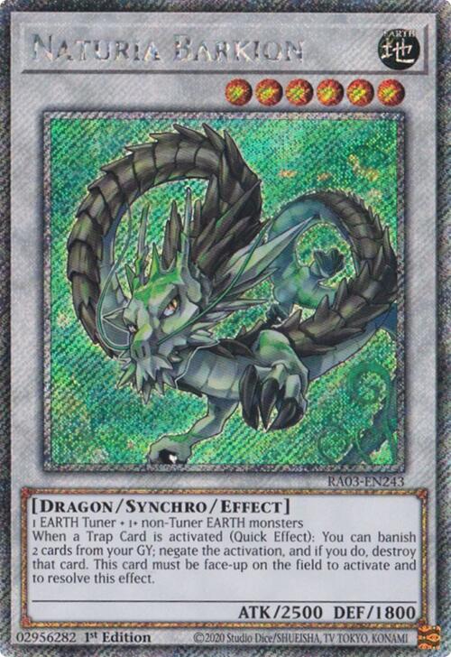 Naturia Barkion (Platinum Secret Rare) [RA03-EN243] Platinum Secret Rare | Chromatic Games