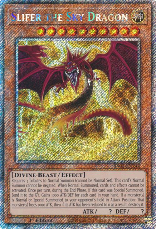 Slifer the Sky Dragon (Platinum Secret Rare) [RA03-EN244] Platinum Secret Rare | Chromatic Games