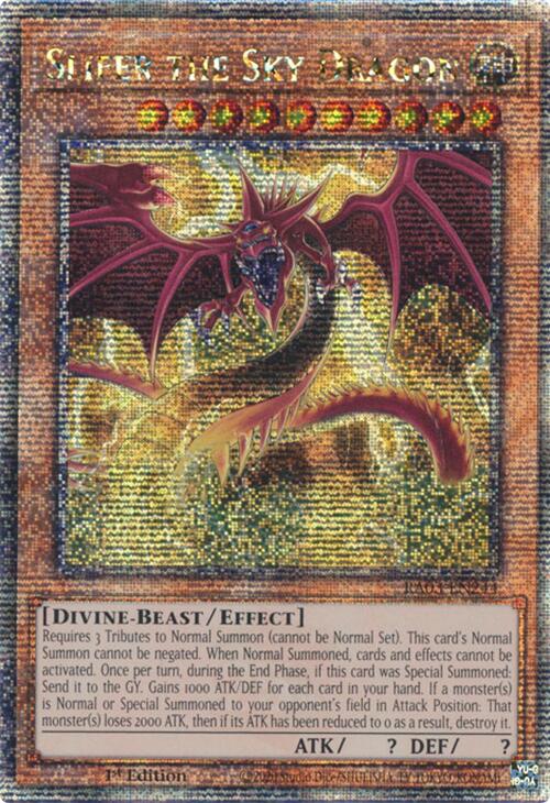 Slifer the Sky Dragon (Quarter Century Secret Rare) [RA03-EN244] Quarter Century Secret Rare | Chromatic Games