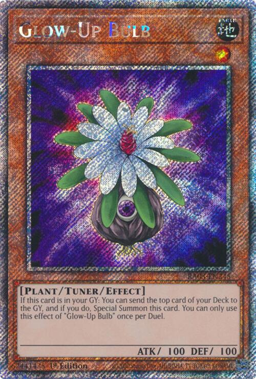 Glow-Up Bulb (Platinum Secret Rare) [RA03-EN245] Platinum Secret Rare | Chromatic Games