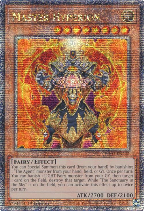 Master Hyperion (Quarter Century Secret Rare) [RA03-EN252] Quarter Century Secret Rare | Chromatic Games