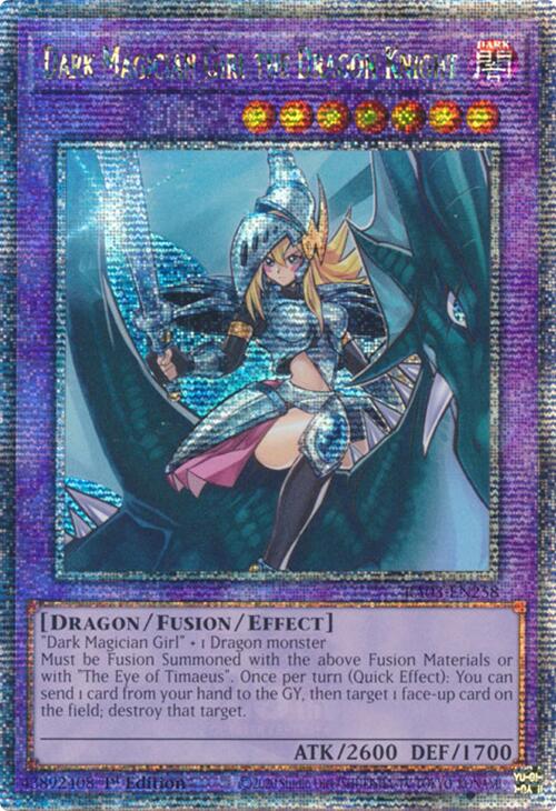 Dark Magician Girl the Dragon Knight (Quarter Century Secret Rare) [RA03-EN258] Quarter Century Secret Rare | Chromatic Games