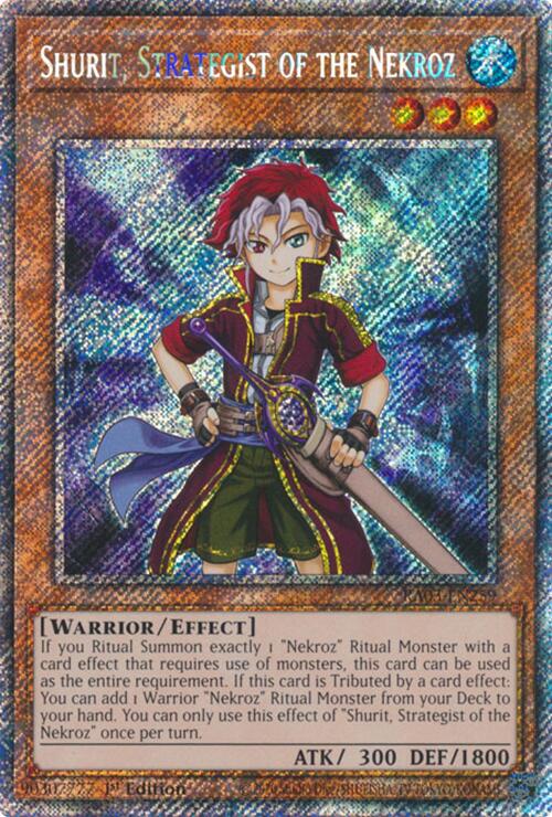 Shurit, Strategist of the Nekroz (Platinum Secret Rare) [RA03-EN259] Platinum Secret Rare | Chromatic Games