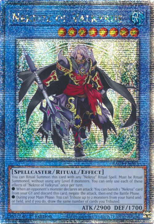 Nekroz of Valkyrus (Quarter Century Secret Rare) [RA03-EN263] Quarter Century Secret Rare | Chromatic Games