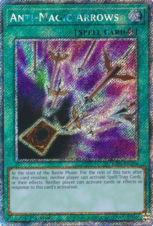 Anti-Magic Arrows (Platinum Secret Rare) [RA03-EN264] Platinum Secret Rare | Chromatic Games