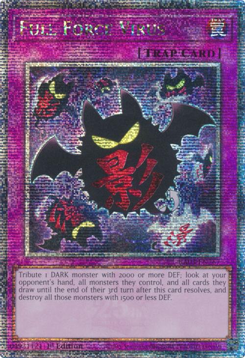 Full Force Virus (Quarter Century Secret Rare) [RA03-EN267] Quarter Century Secret Rare | Chromatic Games