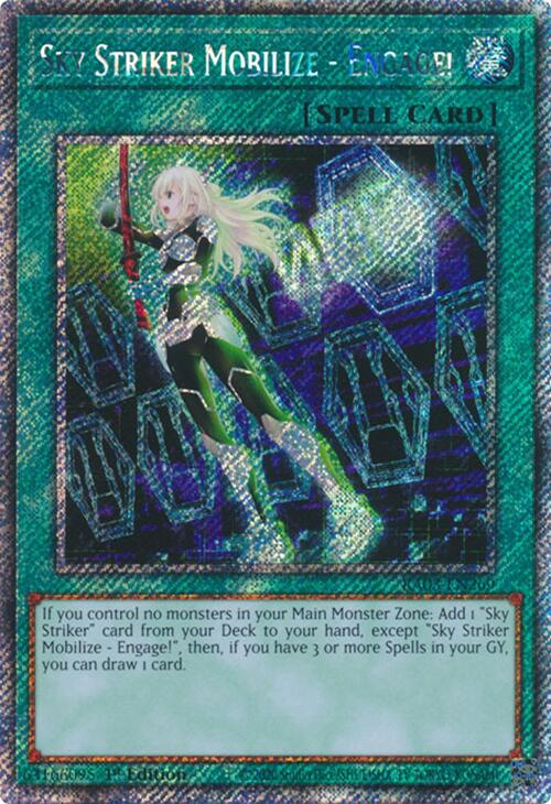 Sky Striker Mobilize - Engage! (Platinum Secret Rare) [RA03-EN269] Platinum Secret Rare | Chromatic Games