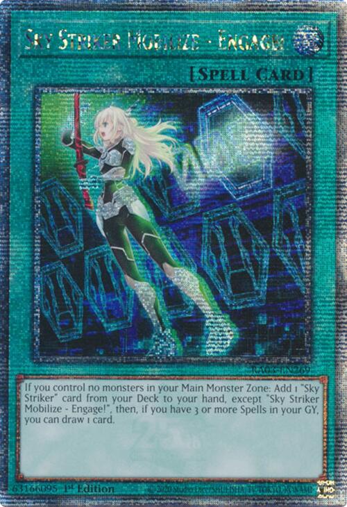 Sky Striker Mobilize - Engage! (Quarter Century Secret Rare) [RA03-EN269] Quarter Century Secret Rare | Chromatic Games