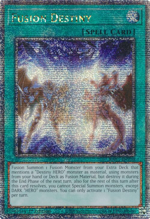 Fusion Destiny (Quarter Century Secret Rare) [RA03-EN270] Quarter Century Secret Rare | Chromatic Games