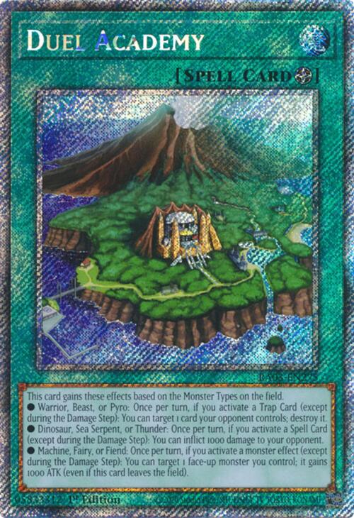 Duel Academy (card) (Platinum Secret Rare) [RA03-EN275] Platinum Secret Rare | Chromatic Games