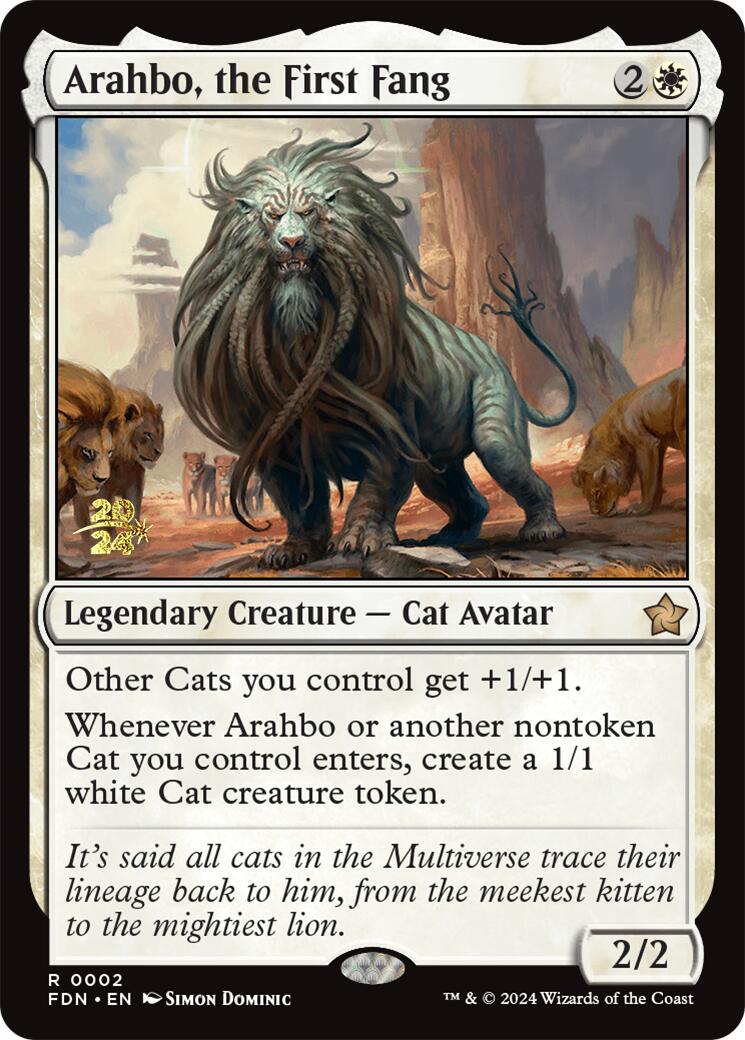 Arahbo, the First Fang [Foundations Prerelease Promos] | Chromatic Games