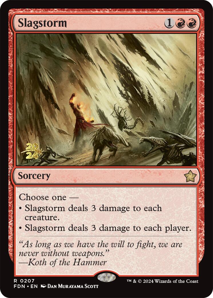 Slagstorm [Foundations Prerelease Promos] | Chromatic Games