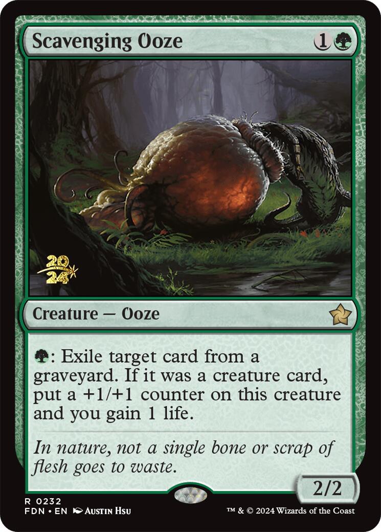 Scavenging Ooze [Foundations Prerelease Promos] | Chromatic Games