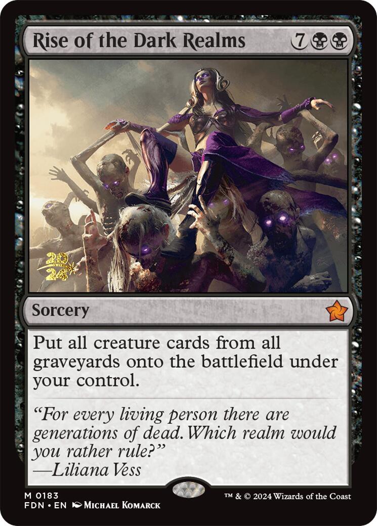 Rise of the Dark Realms [Foundations Prerelease Promos] | Chromatic Games